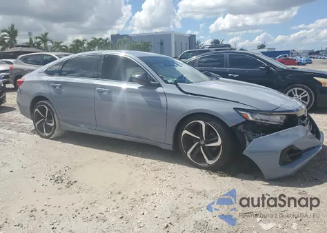 2021 Honda Accord Sport from USA, damaged, VIN 1HGCV1F34MA098201